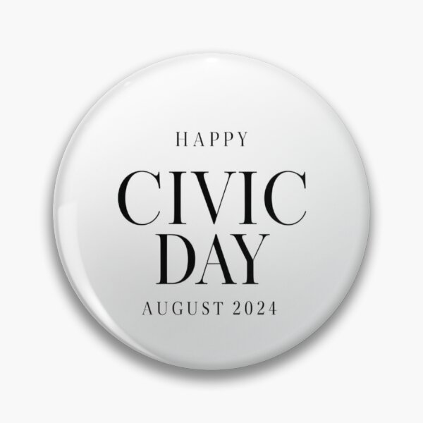 Item preview, Happy Civic Day - August 2024 designed and sold by InspiredCreatives.
