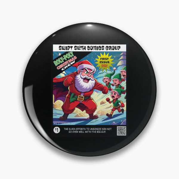 Item preview, Roly-Poly Christmas Crew - Elves Unionize - Issue 1 designed and sold by SwiftSlothMedia.