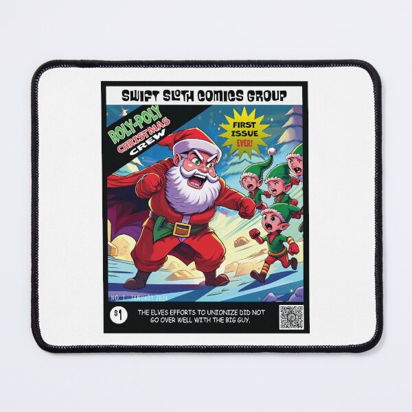 Item preview, Roly-Poly Christmas Crew - Elves Unionize - Issue 1 designed and sold by SwiftSlothMedia.