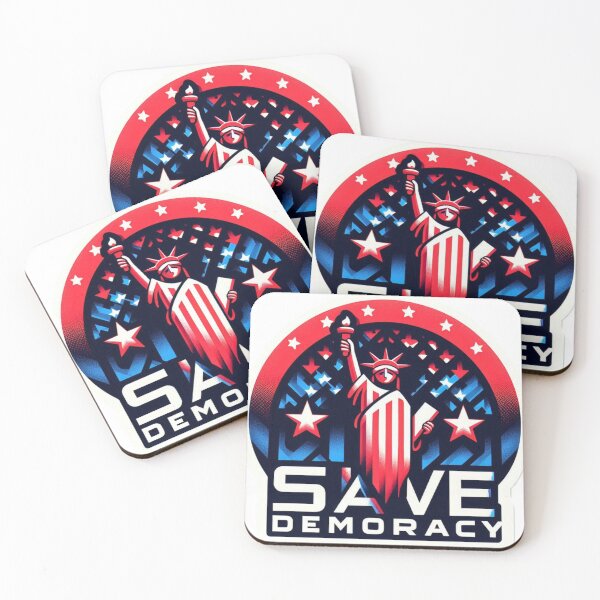 Item preview, Save Democracy: Stand Up for Freedom and Justice designed and sold by bestoftrendy.