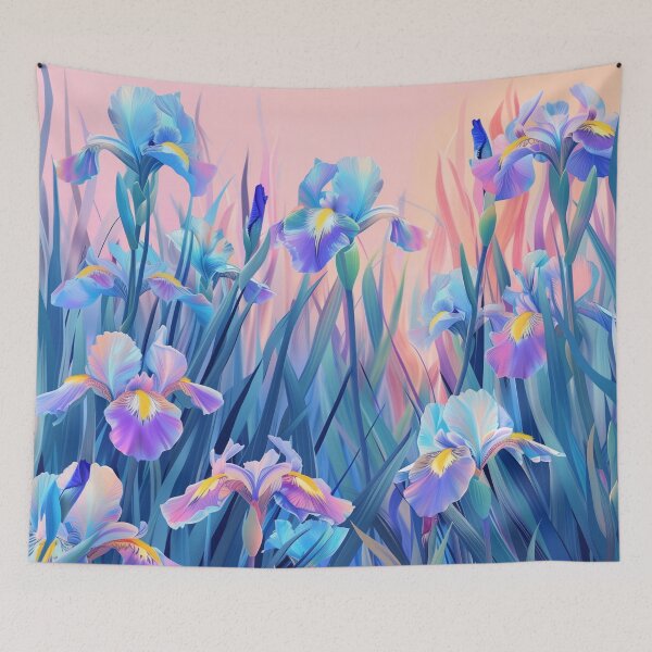 Item preview, Iris flower field designed and sold by Parn Promsuwan.