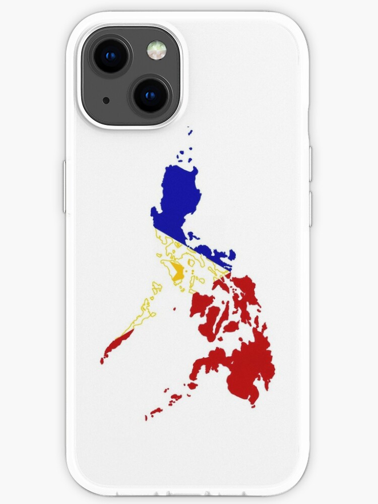 Philippines Map In National Colors Iphone Case For Sale By Markomark Redbubble