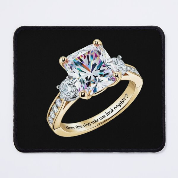 Item preview, DOES THIS RING MAKE ME LOOK ENGAGED . RING  designed and sold by Obinne.