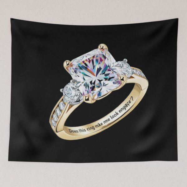 Item preview, DOES THIS RING MAKE ME LOOK ENGAGED . RING  designed and sold by Obinne.