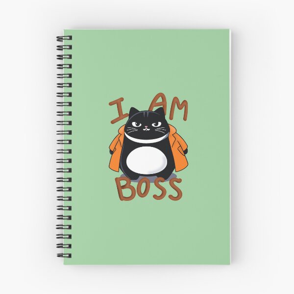 Item preview, Cute Black Cat Boss Cool  designed and sold by kbung32.
