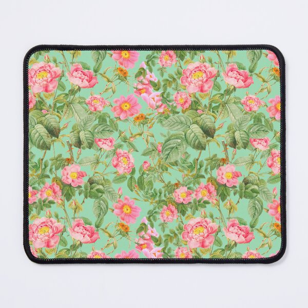 Item preview, beautiful vintage pink roses from Redouté designed and sold by ilustrinna.