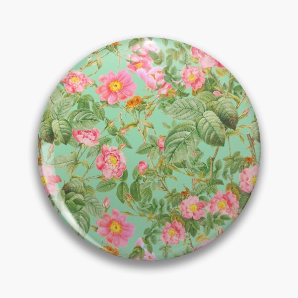 Item preview, beautiful vintage pink roses from Redouté designed and sold by ilustrinna.