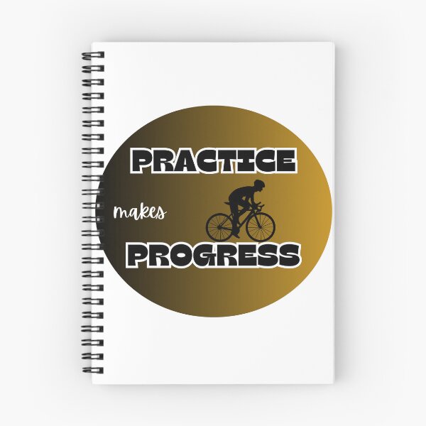 Item preview, practice makes progress cycling designed and sold by IFarty.
