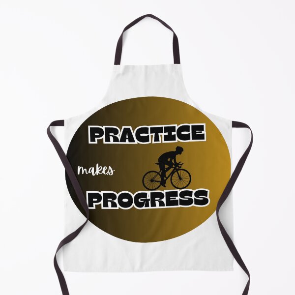 Item preview, practice makes progress cycling designed and sold by IFarty.