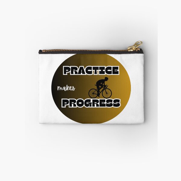 Item preview, practice makes progress cycling designed and sold by IFarty.