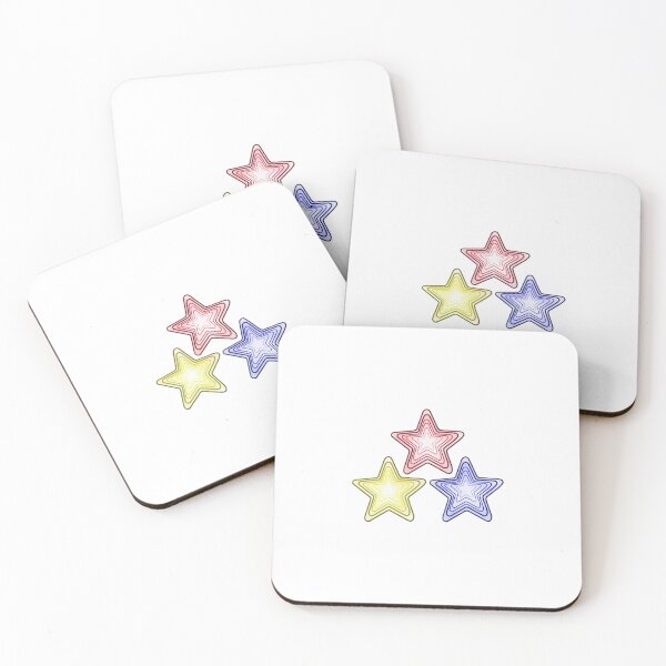 Item preview, Primary Coloured Stars (no background) designed and sold by RW76.