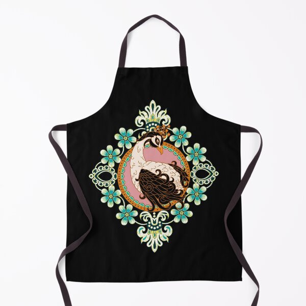 Item preview, Peacock in a glass frame blooming flowers designed and sold by Sabbku-ma666.