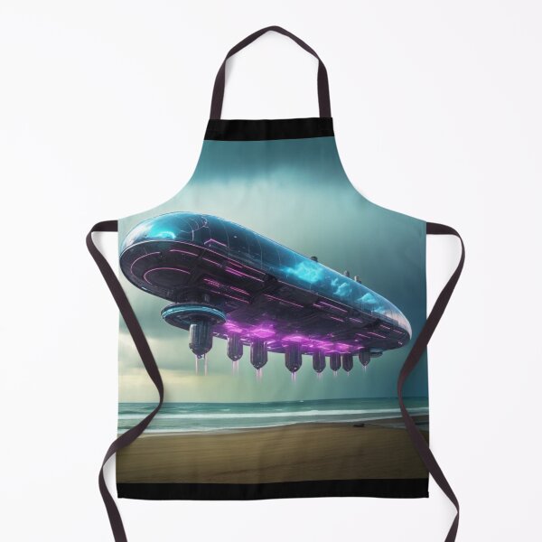 Item preview, futuristic neon lit zeppelin designed and sold by quasartphil.