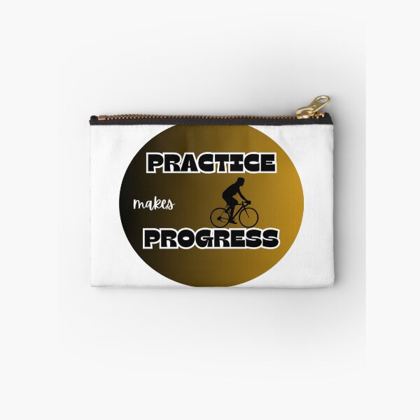Item preview, practice makes progress cycling designed and sold by IFarty.