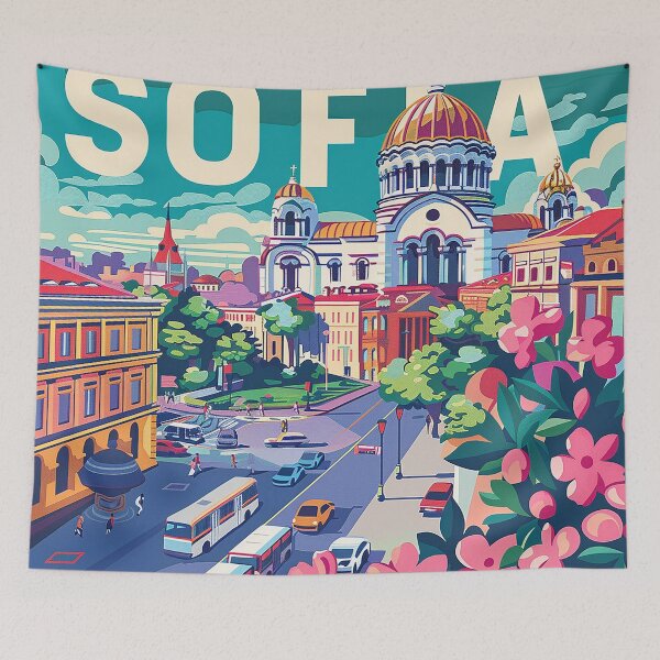Item preview, Sofia Poster Sofia Print designed and sold by nomiraclehere.