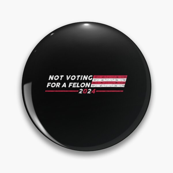 Item preview, Not voting for a fucking felon 2024 designed and sold by remerasnerdas.