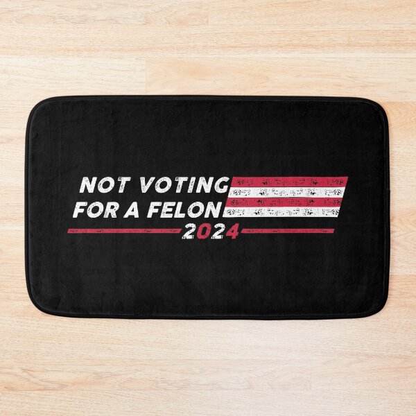 Item preview, Not voting for a fucking felon 2024 designed and sold by remerasnerdas.