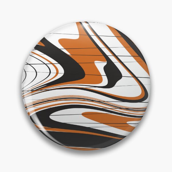 Item preview, Abstract Waves in Orange and Black designed and sold by MaverickMarks.