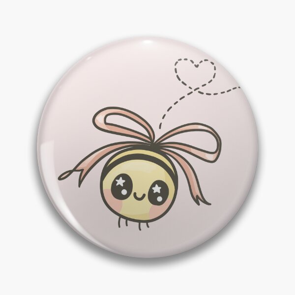 Item preview, cute bee with ribbon bow wings designed and sold by lileeshop.