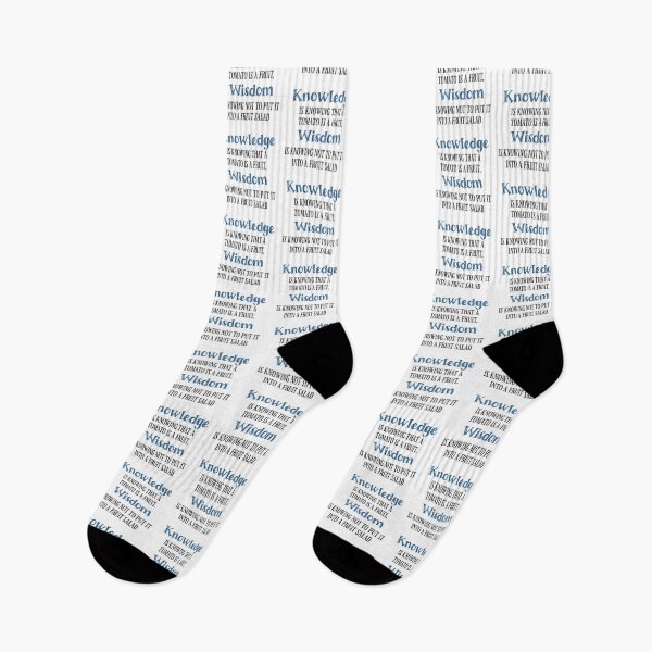 Item preview, Knowledge and Wisdom, funnyfits70, Humor, Funny designed and sold by FunnyFits70.