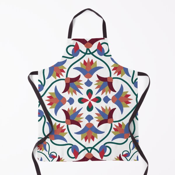 Item preview, colored lotus flora decorative Egyptian tent fabric design. designed and sold by HEMRO.