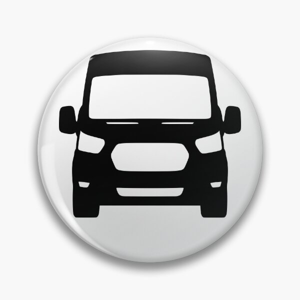 Item preview, Ford Transit Van Turneo 2015-2023 Black silhouette designed and sold by EdimDesign.
