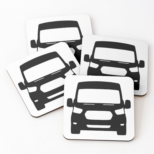 Item preview, Ford Transit Van Turneo 2015-2023 Black silhouette designed and sold by EdimDesign.