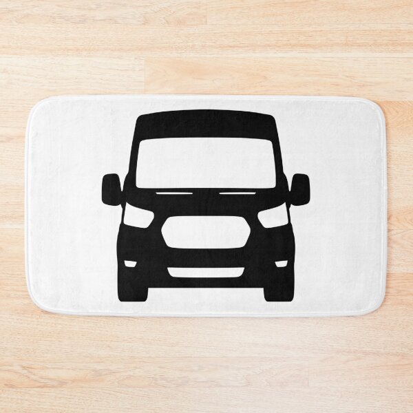 Item preview, Ford Transit Van Turneo 2015-2023 Black silhouette designed and sold by EdimDesign.