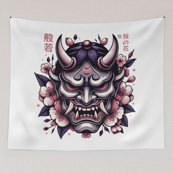 Item preview, Cherry Hannya - Serie Oni designed and sold by CloudStyle.