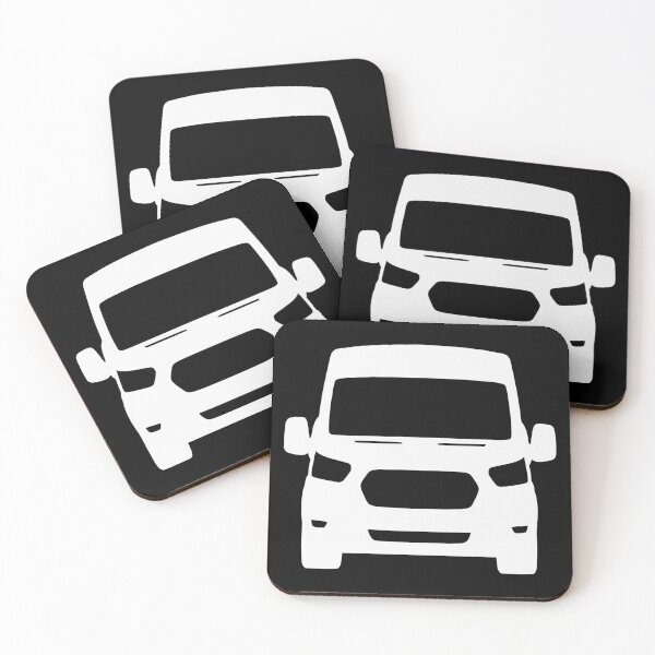 Item preview,  Ford Transit Van Turneo 2015-2023 white silhouette designed and sold by EdimDesign.