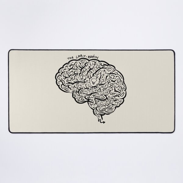 Item preview, Laby-Brain (monochrome black) designed and sold by TomiAx.