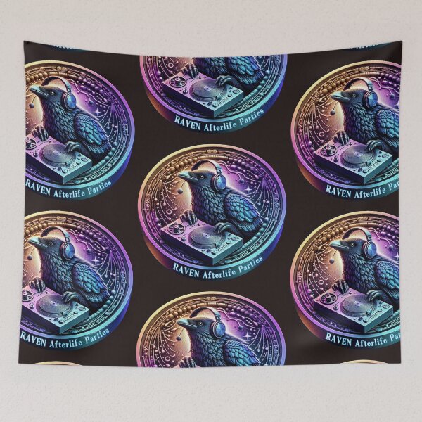 Item preview, Raven Afterlife Parties logo designed and sold by afterlifeartist.