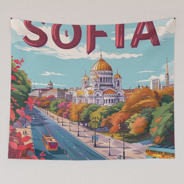 Item preview, Sofia Poster Sofia Print designed and sold by nomiraclehere.