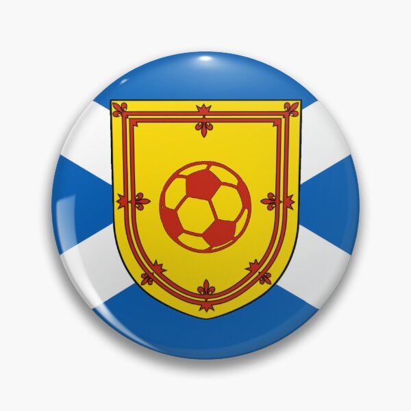Item preview, Scottish Saltire Flag with red Football Shield (bratach na h-Alba le sgiath dearg ball-coise) designed and sold by JonathanR1994.