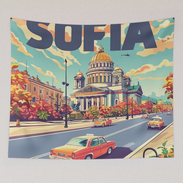 Item preview, Sofia Poster Sofia Print designed and sold by nomiraclehere.