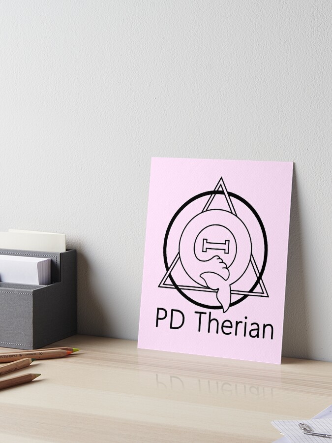 PD (ytb) Theta-Delta Therian Symbol PD Sticker for Sale by PD
