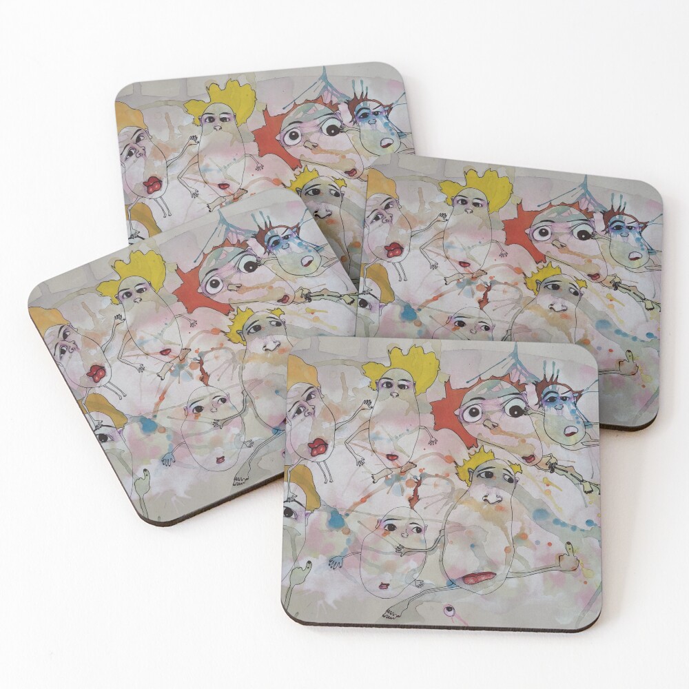 Item preview, Coasters (Set of 4) designed and sold by Rorschach68.