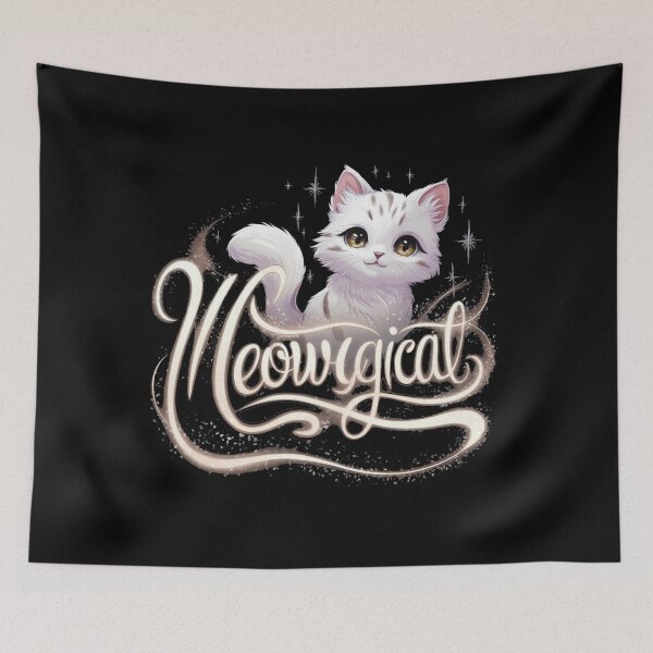 Item preview, Starlit Whiskers: The Meowgical Kitten designed and sold by pr1me-shop.