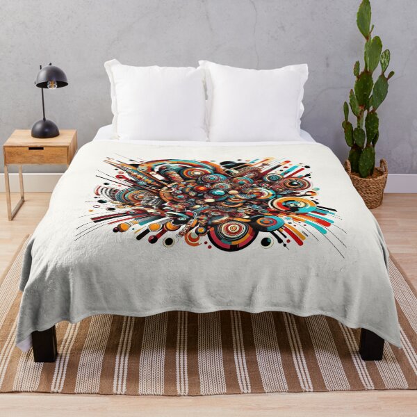 Item preview, Armonía cromática abstracta de estilo Afro designed and sold by Indoni.