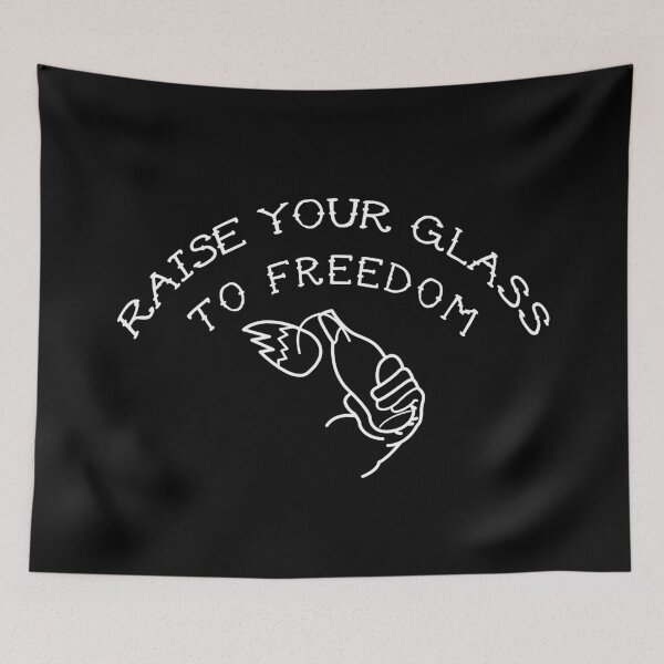 Item preview, raise your glass to freedom designed and sold by remerasnerdas.