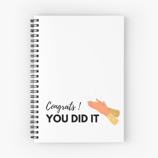 Item preview, Congrats ! You did it ! designed and sold by Sketchbook Studio by Aqsaa.