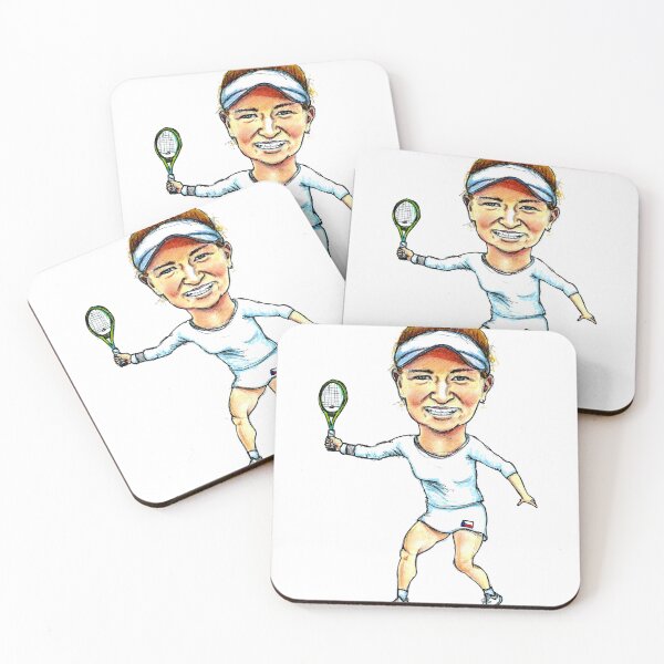 Item preview, Barbora Krejcikova pro tennis player designed and sold by dizzycatbiz.