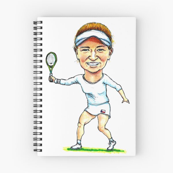 Item preview, Barbora Krejcikova pro tennis player designed and sold by dizzycatbiz.