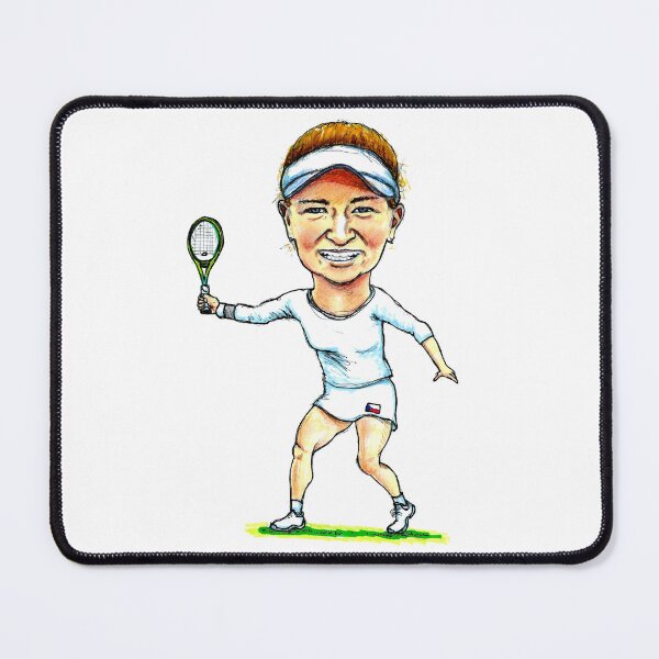 Item preview, Barbora Krejcikova pro tennis player designed and sold by dizzycatbiz.