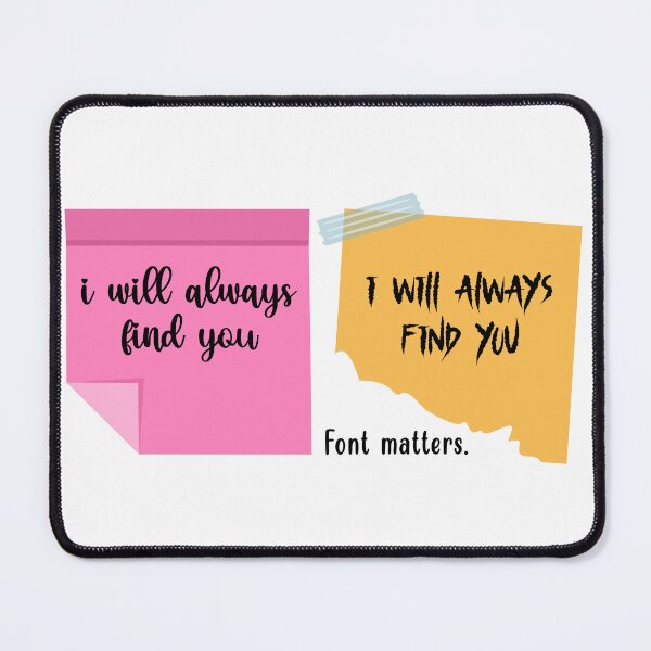Item preview, Font Matters designed and sold by OffensiveFun.