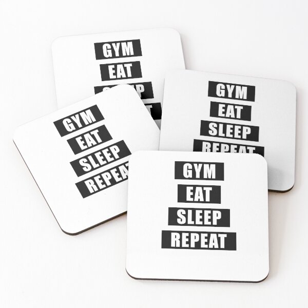 Item preview, gym eat sleep repeat  designed and sold by ColorfulWilson.