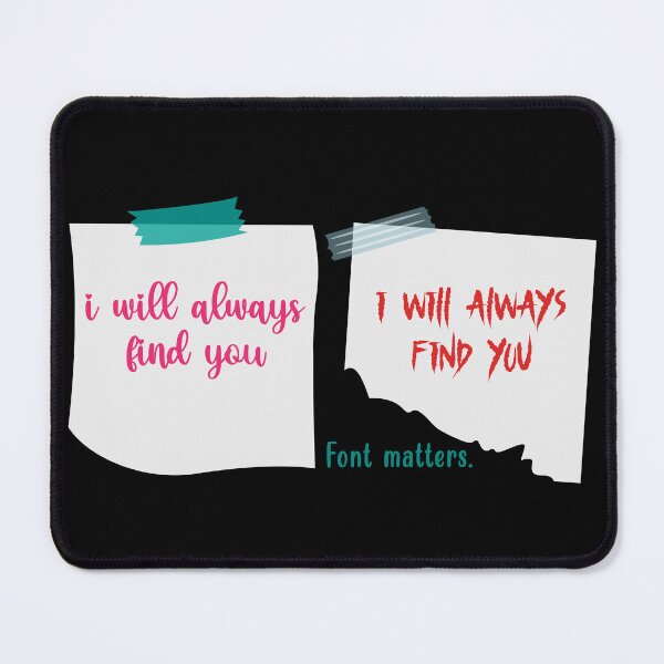 Item preview, Font Matters designed and sold by OffensiveFun.