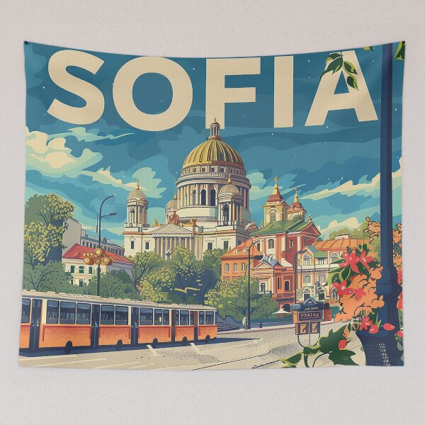 Item preview, Sofia Poster Sofia Print designed and sold by nomiraclehere.