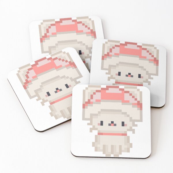 Item preview, Kawaii cat with mushroom cap Sticker designed and sold by Hela12art.