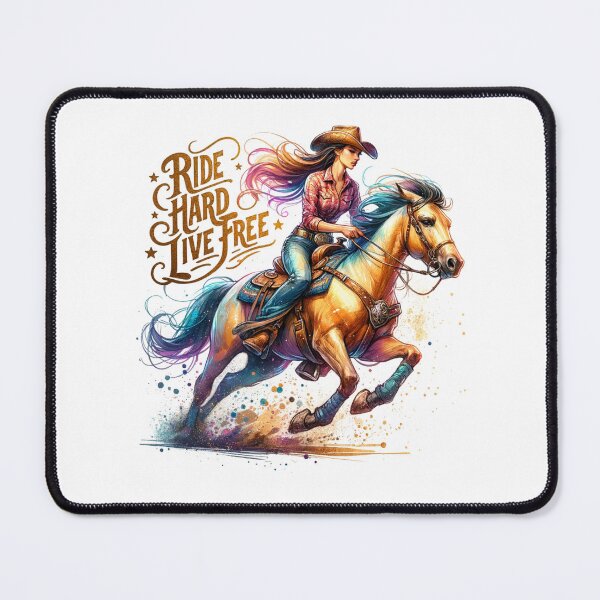 Item preview, "Wild West Cowgirl and Horse Art - Unique & Inspiring Designs for Apparel, Mugs, Stickers & More" designed and sold by artedigital99.
